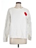 J.Crew 100% Cotton Hearts White Sweatshirt Size L - photo 1
