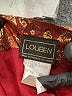Louben Paisley Burgundy Formal Skirt Size 14 - photo 4