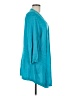 St. John's Bay 100% Cotton Teal Cardigan Size M - photo 4