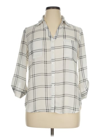Iz Byer 3/4 Sleeve Blouse (view 1)