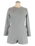 Express Stripes Gray Romper Size 14 - photo 1