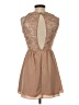Mustard Seed 100% Polyester Tan Cocktail Dress Size S - photo 2
