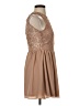 Mustard Seed 100% Polyester Tan Cocktail Dress Size S - photo 4