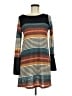 Wanna B Stripes Black Casual Dress Size M - photo 1
