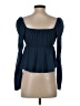 Lulus Blue Long Sleeve Top Size S - photo 2