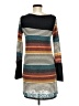 Wanna B Stripes Black Casual Dress Size M - photo 2