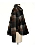 Alpine Design 100% Polyester Plaid Brown Coat Size S - photo 4