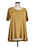 Lularoe Gold Short Sleeve Top Size L - photo 1