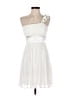 Sequin Hearts 100% Polyester White Cocktail Dress Size S - photo 1