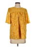 Unbranded Yellow Short Sleeve Blouse Size S - photo 1