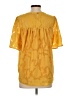 Unbranded Yellow Short Sleeve Blouse Size S - photo 2