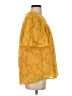Unbranded Yellow Short Sleeve Blouse Size S - photo 4