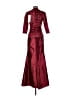 Alyce 100% Polyester Burgundy Cocktail Dress Size 0 - photo 2