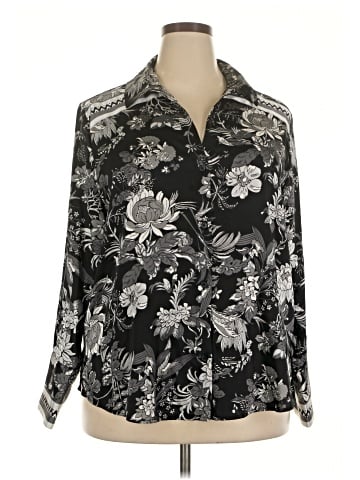 Halogen Long Sleeve Blouse (view 1)