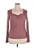 Assorted Brands Burgundy Long Sleeve Top Size XL - photo 1