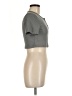 Shein 100% Cotton Gray Short Sleeve Top Size M - photo 4