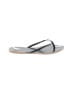 J.Crew Silver Flip Flops Size 9 - photo 1