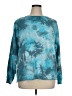 Green Tea Tie-dye Teal Sweatshirt Size XL - photo 1