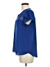 Meraki 100% Polyester Blue Short Sleeve Blouse Size M - photo 5
