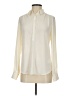Express 100% Recycled Polyester Ivory Long Sleeve Blouse Size S - photo 1