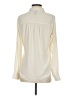 Express 100% Recycled Polyester Ivory Long Sleeve Blouse Size S - photo 2