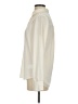 Express 100% Recycled Polyester Ivory Long Sleeve Blouse Size S - photo 5