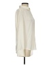 Express 100% Recycled Polyester Ivory Long Sleeve Blouse Size S - photo 4