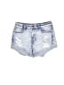 oasis Stars Blue Denim Shorts Size S - photo 1
