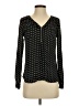Candie's 100% Polyester Black Long Sleeve Blouse Size XS - photo 1