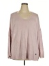 Lisa Todd 100% Cotton Pink Pullover Sweater Size 2X - photo 1