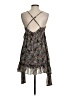 Blush 100% Polyester Paisley Gray Brown Cocktail Dress Size M - photo 2