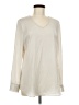 CAbi 100% Polyester Ivory Long Sleeve Blouse Size M - photo 1