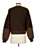 New In 100% Polyester Color Block Brown Pullover Sweater Size S - photo 2