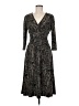 Anne Klein Animal Print Black Cocktail Dress Size 8 - photo 1