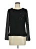 Petite Sophisticate 100% Polyester Black Long Sleeve Blouse Size 6 - photo 1