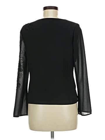 Petite Sophisticate Long Sleeve Blouse (view 2)