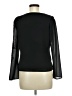Petite Sophisticate 100% Polyester Black Long Sleeve Blouse Size 6 - photo 2