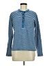 Boden 100% Cotton Stripes Blue Long Sleeve Top Size 8 - photo 1