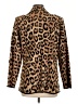 Chico's Animal Print Brown Blazer Size Lg (2) - photo 2
