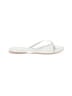 J.Crew White Flip Flops Size 9 - photo 1