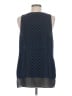 CAbi 100% Polyester Blue Sleeveless Top Size M - photo 2