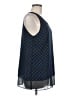CAbi 100% Polyester Blue Sleeveless Top Size M - photo 4