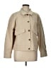 Avec Les Filles 100% Polyester Solid Tan Coat Size L - photo 1