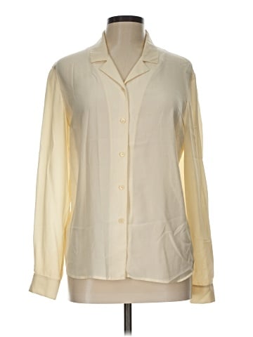 Jones New York Long Sleeve Silk Top (view 1)