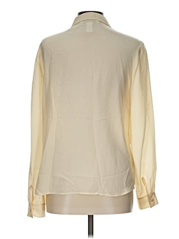 Jones New York Long Sleeve Silk Top (view 2)