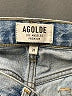 AGOLDE 100% Cotton Blue Denim Shorts Size 28 waist - photo 3