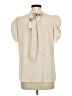 BTFBM 100% Polyester Ivory Sleeveless Blouse Size M - photo 2