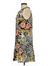 Unbranded 100% Rayon Paisley Blue Casual Dress Size L (estimated) - photo 5