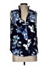Ellen Tracy Blue Sleeveless Blouse Size L - photo 1