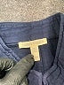Eileen Fisher 100% Cotton Blue Coat Size XS - photo 6